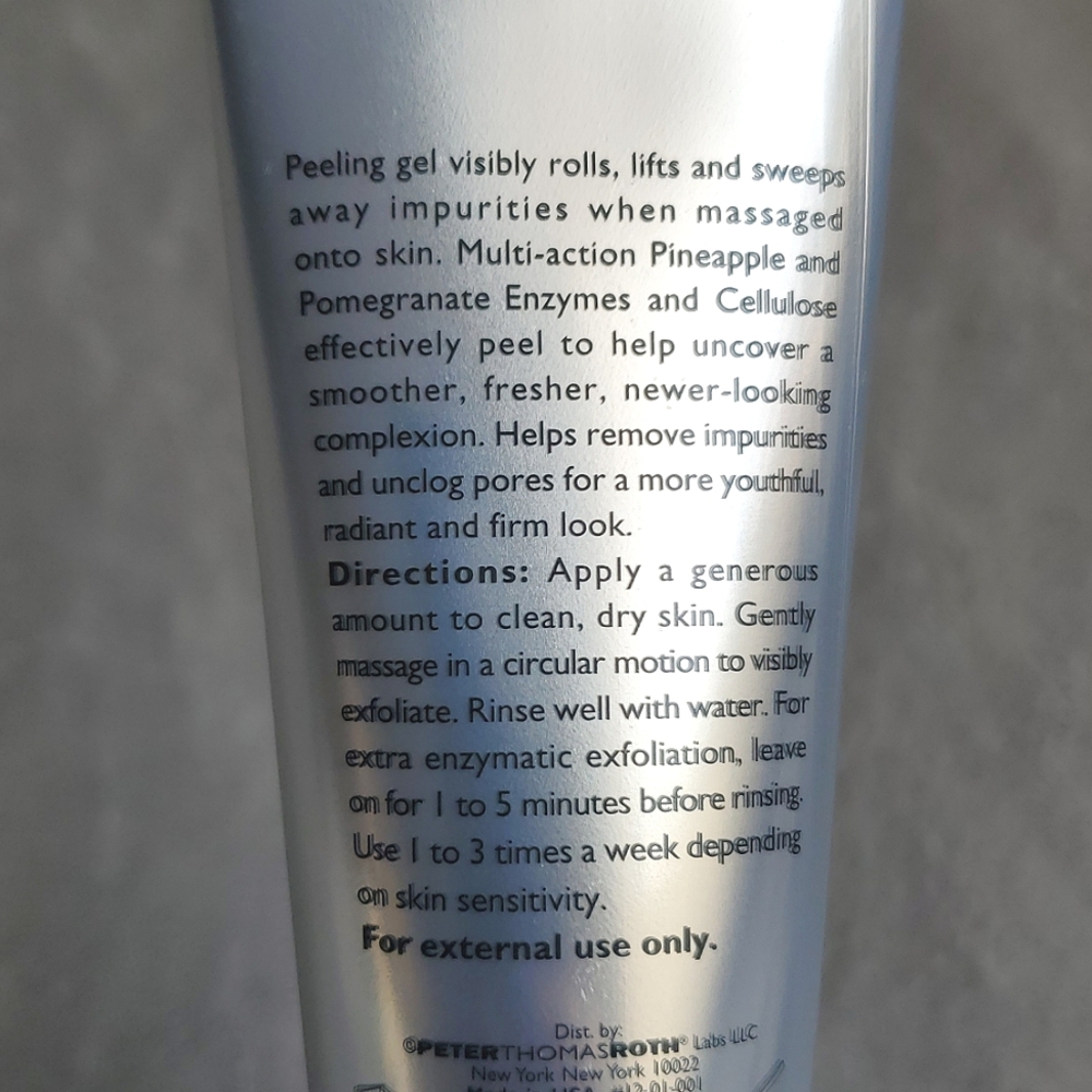 🆕️ PETER THOMAS ROTH Exfoliating FIRMx Peeling Gel (100 ml/ 3.4 fl. oz) - Picture 5 of 6